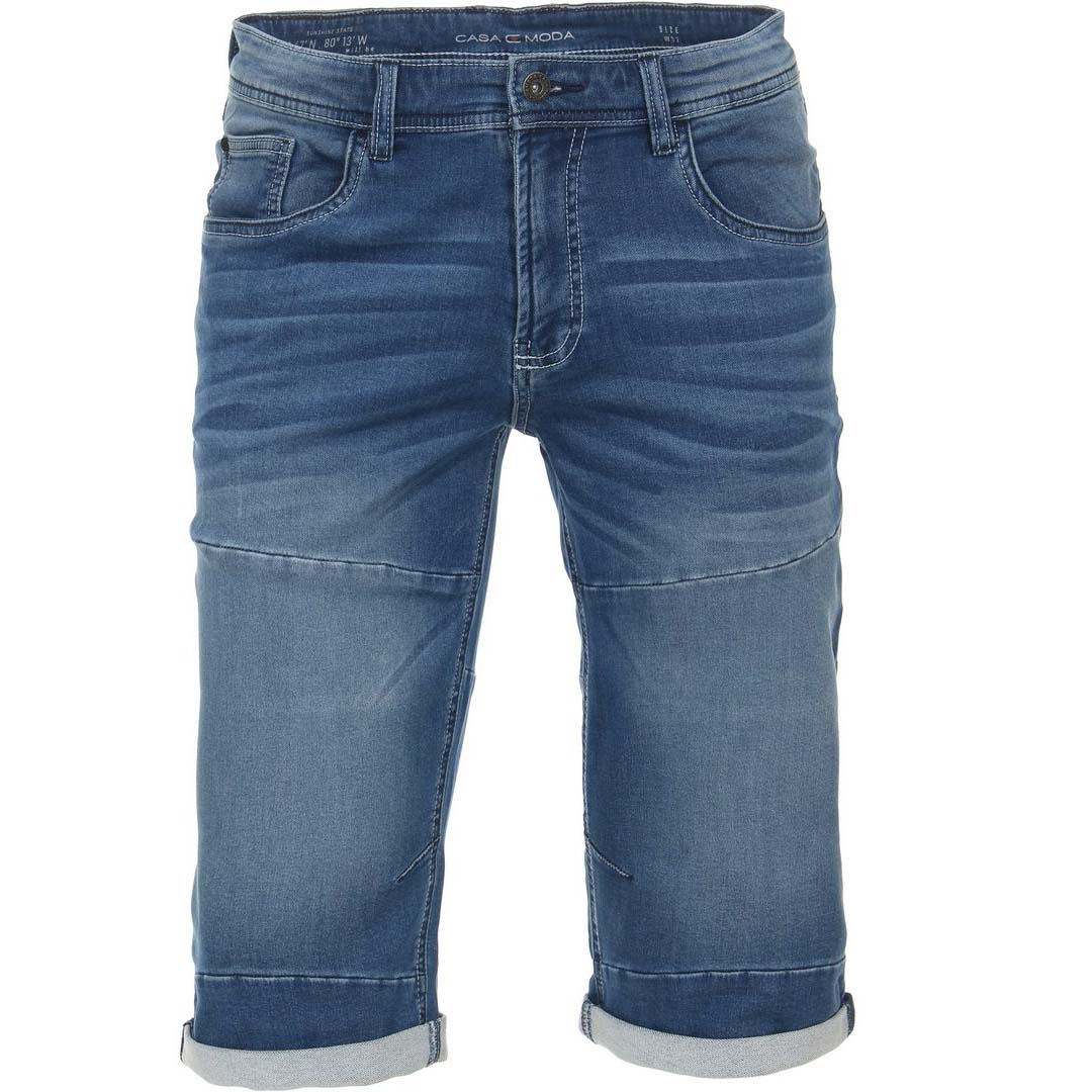 Casa Moda Herren Shorts Bermuda Jeans blau 534011600 126