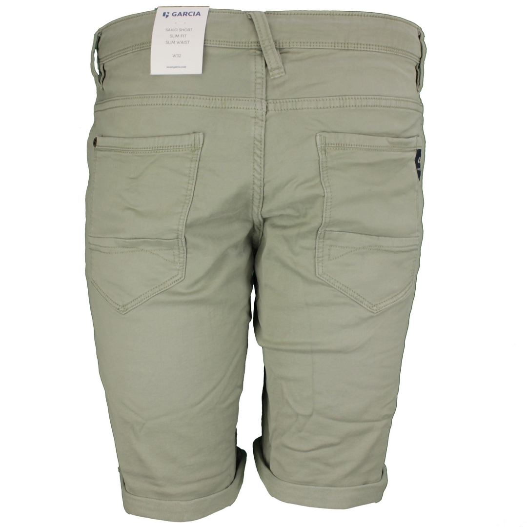 Garcia Herren Jeans Short Savio Short Slim Fit grün GS110358 4009 fresh olive