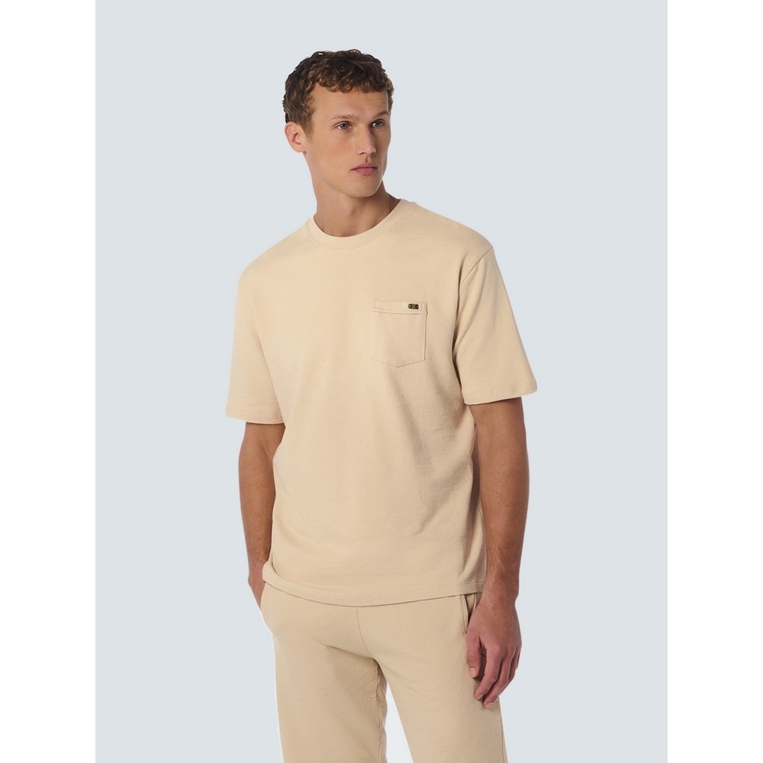 No Excess Herren T-Shirt Oversize beige 23360341 122 cement