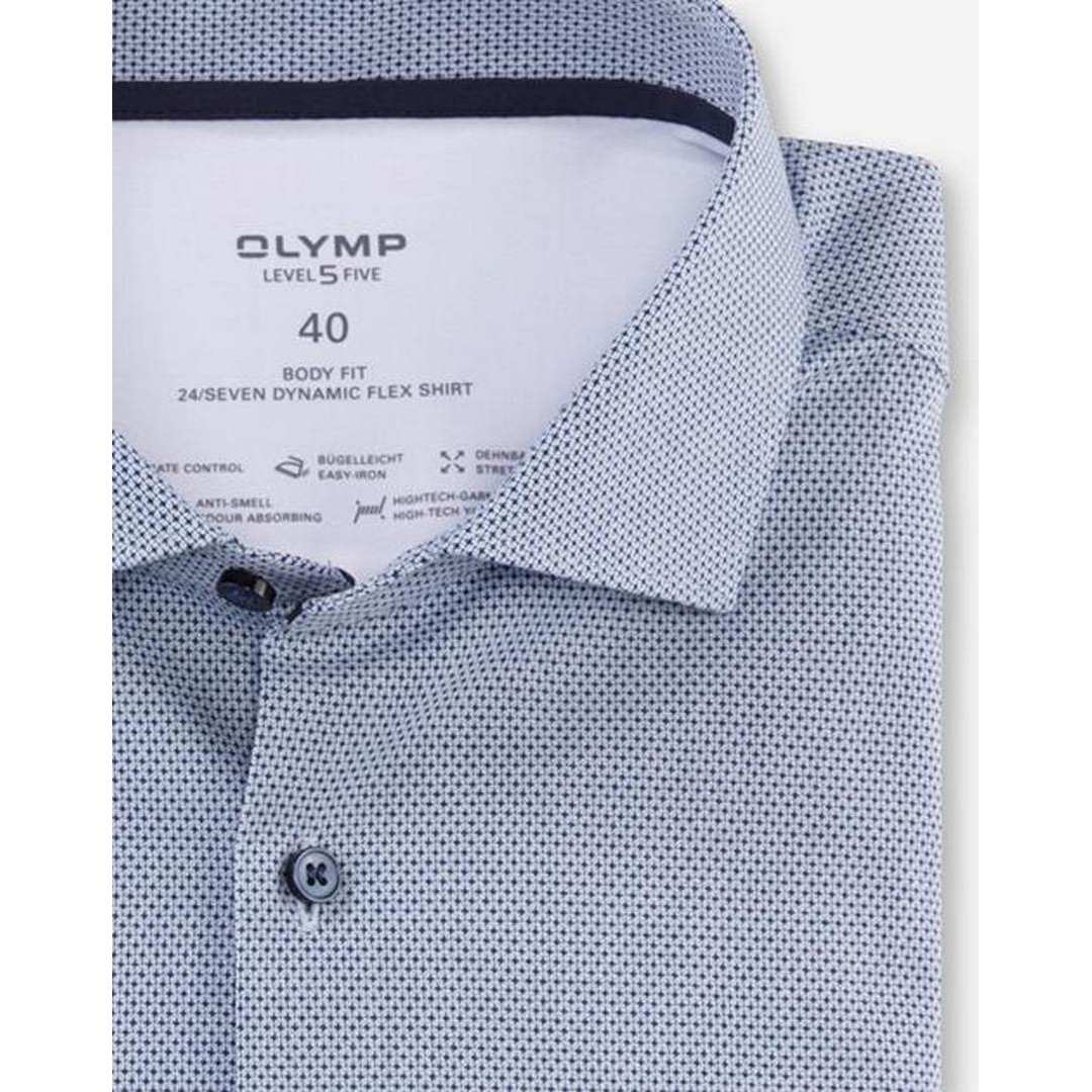 Olymp Level Five 24/Seven Herren Businesshemd blau 209644 11 bleu