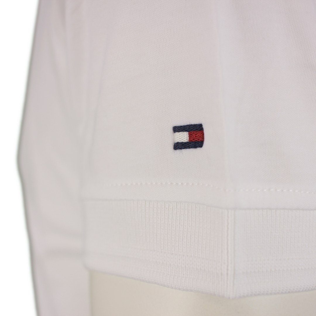 Tommy Hilfiger Herren Poloshirt Slim Fit Interlock weiß MW0MW34746 YBR white