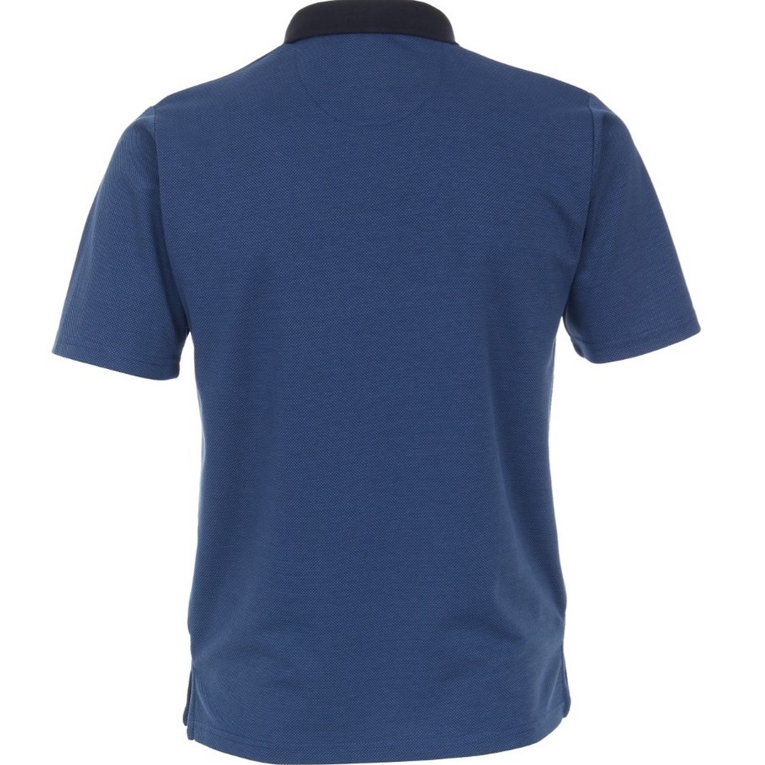 Redmond Herren Polo Shirt kurzarm blau unifarben 221855900 12 