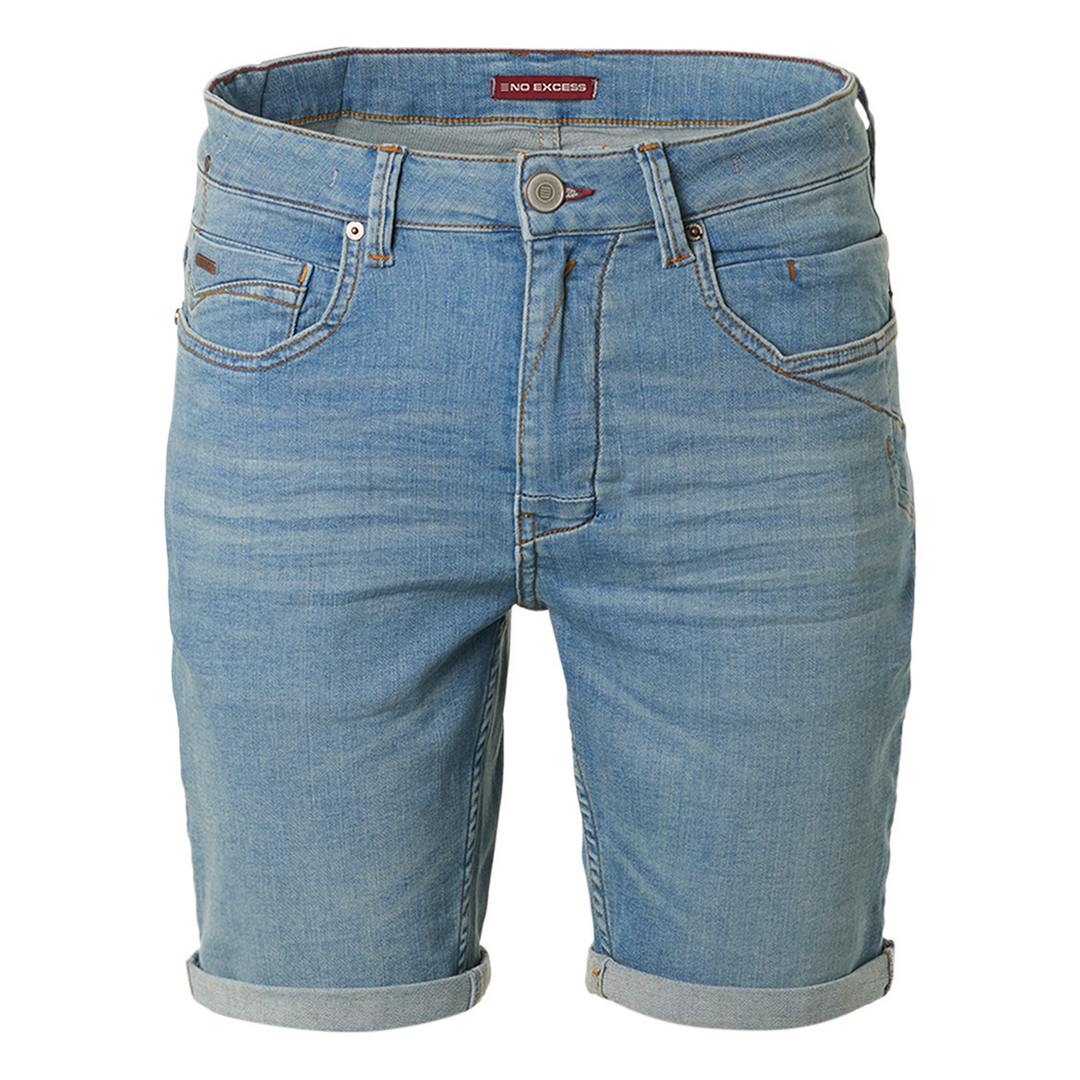 No Excess Herren Jeans Short Denim blau 19819D57N2 229 bleach