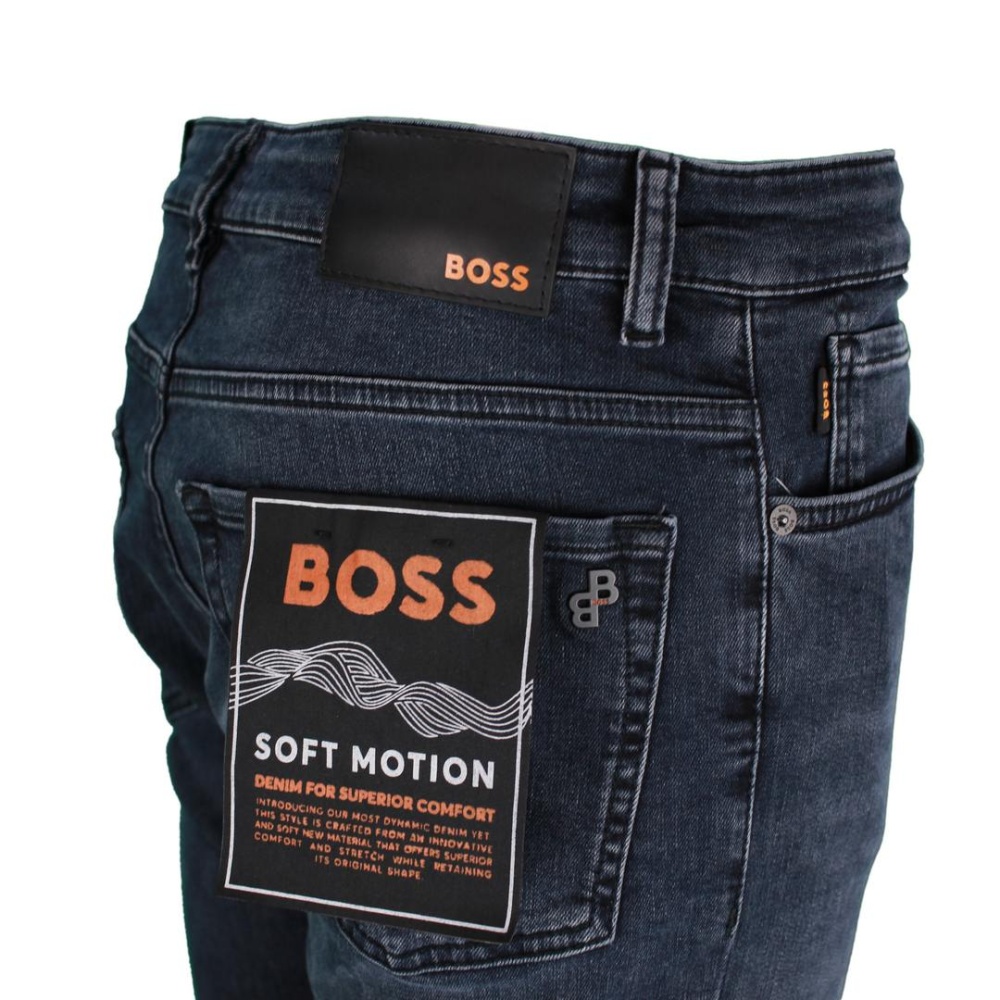 Boss Men\'s Pants Blue Jeans 50501135 402 eBay Dark Re.maine Blue 